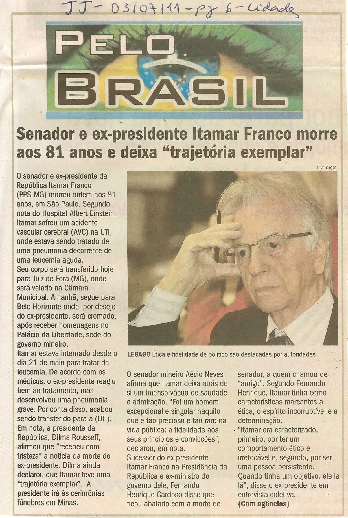 Jornal de Jundiaí - 03/07/2011