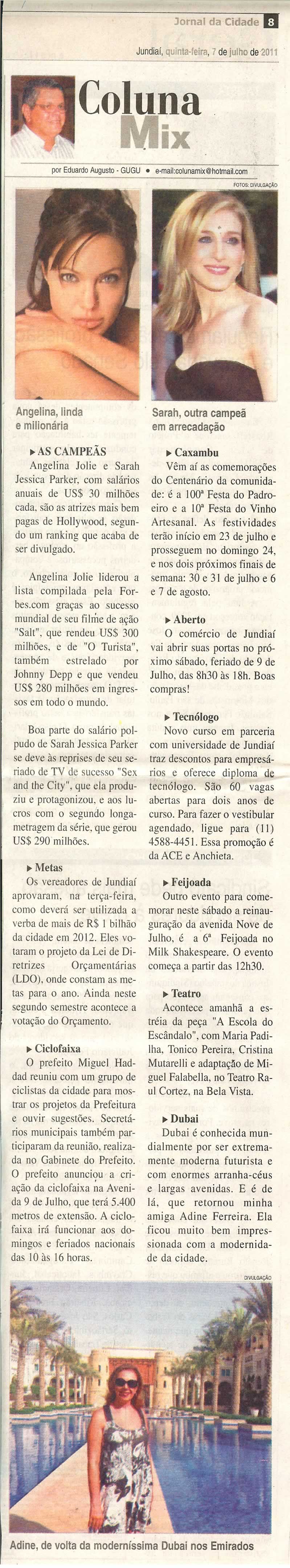 Jornal da Cidade - 07/07/2011