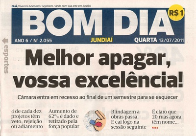 Bom Dia Jundiaí - 13/07/2011