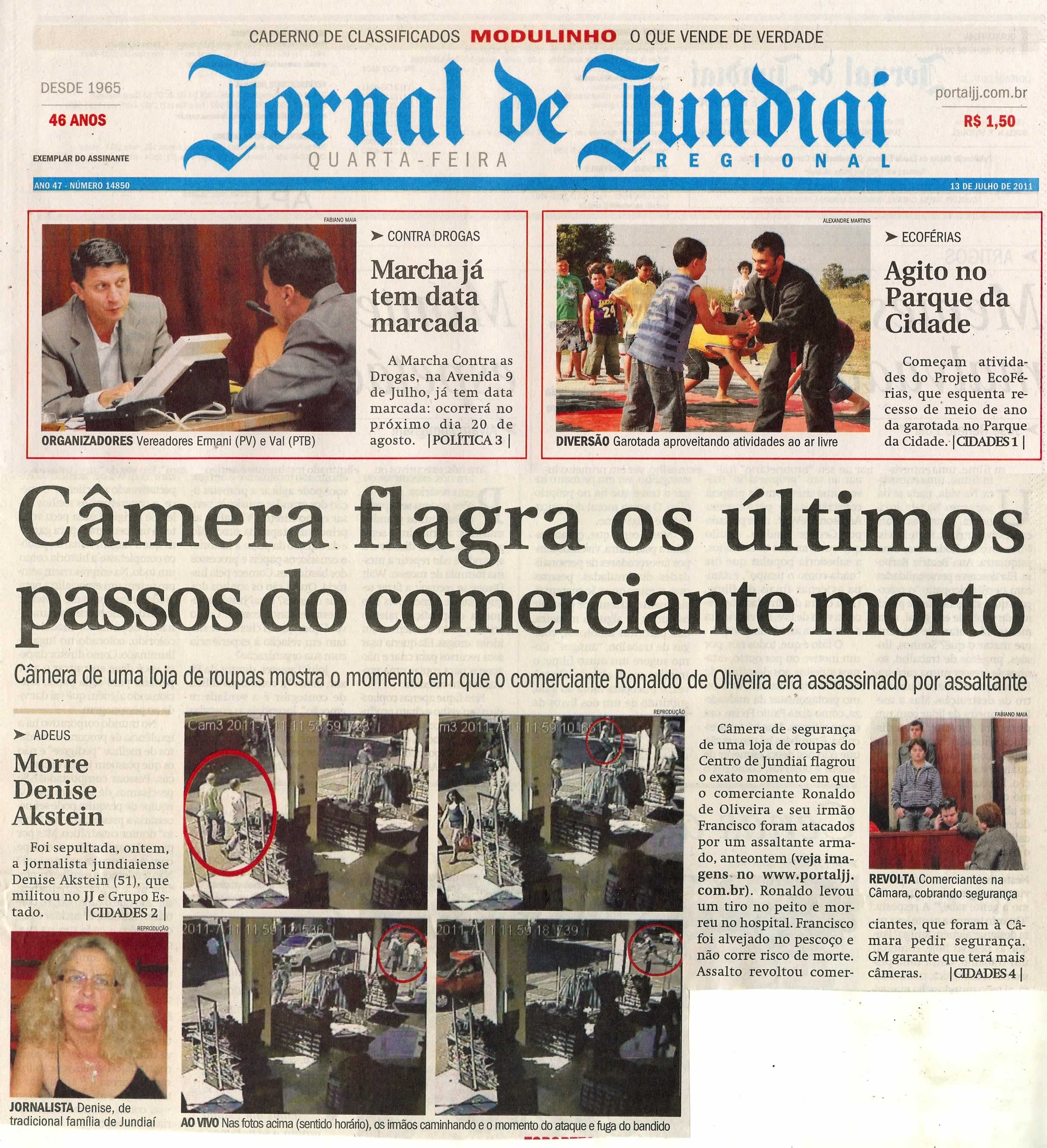 Jornal de Jundiaí - 13/07/2011