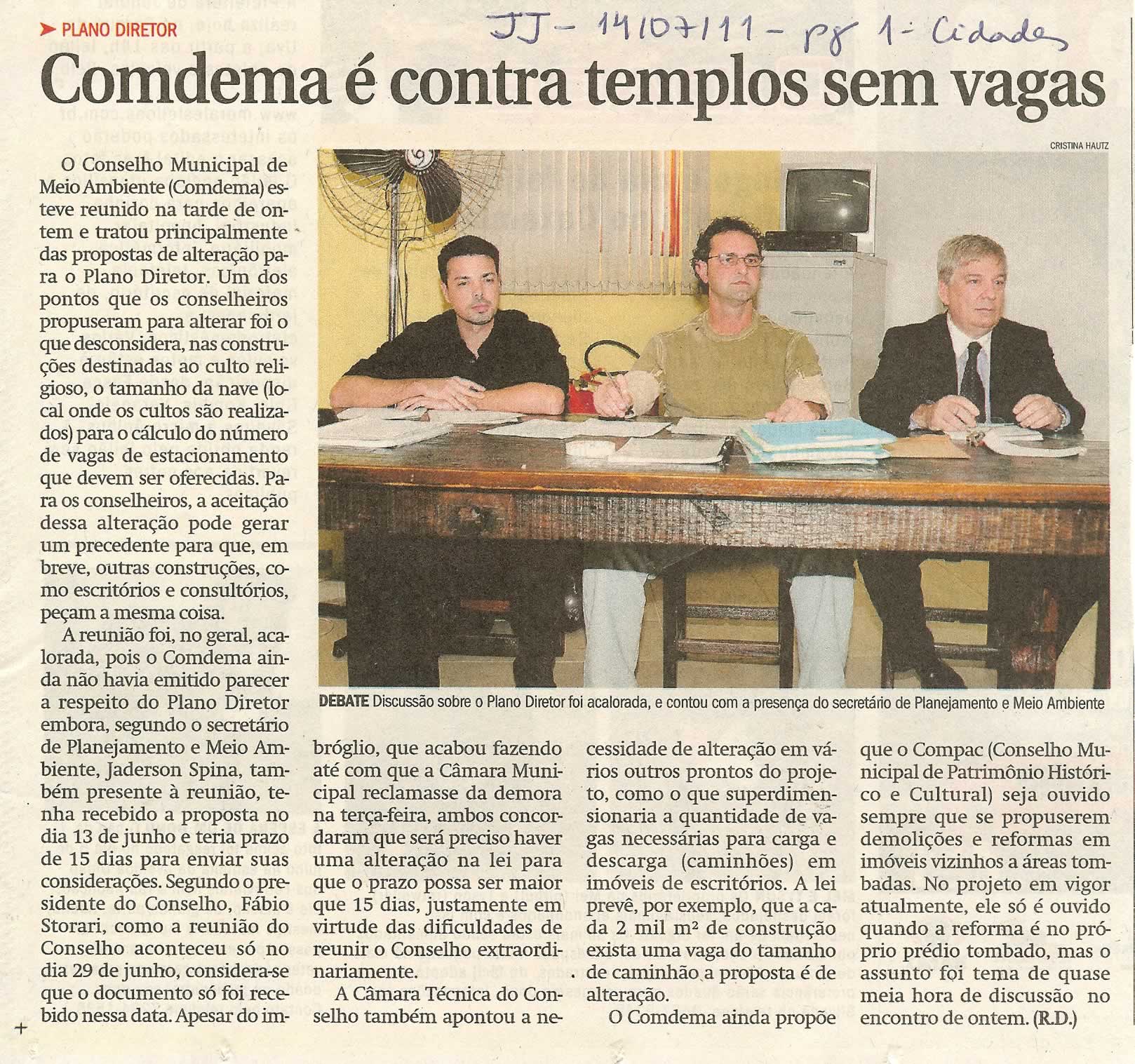 Jornal de Jundiaí - 14/07/2011