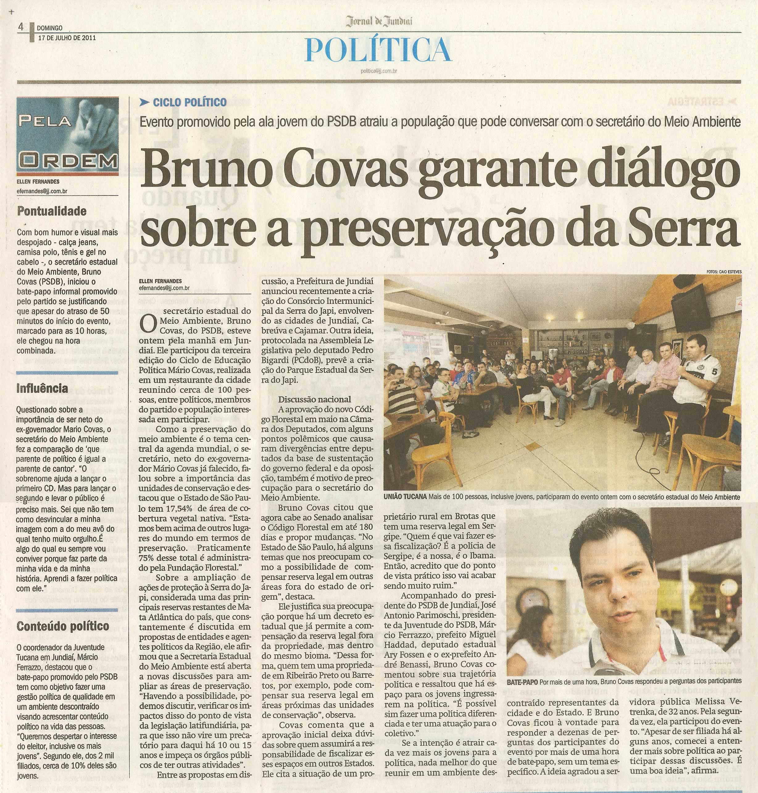 Jornal de Jundiaí - 17/07/2011