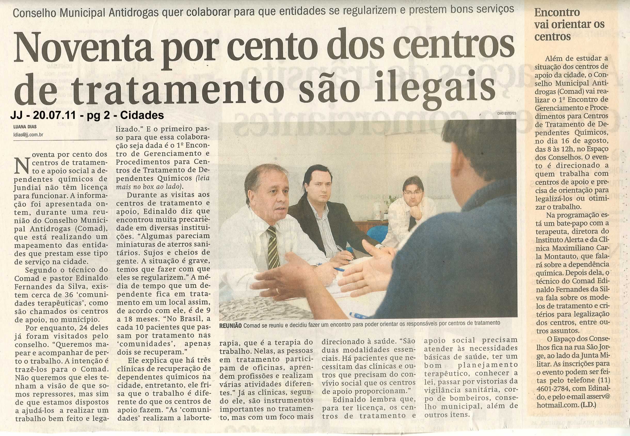 Jornal de Jundiaí - 20/07/2011