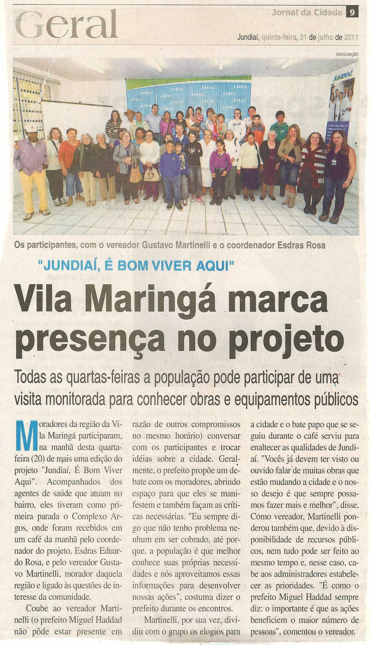 Jornal da Cidade - 21/07/2011