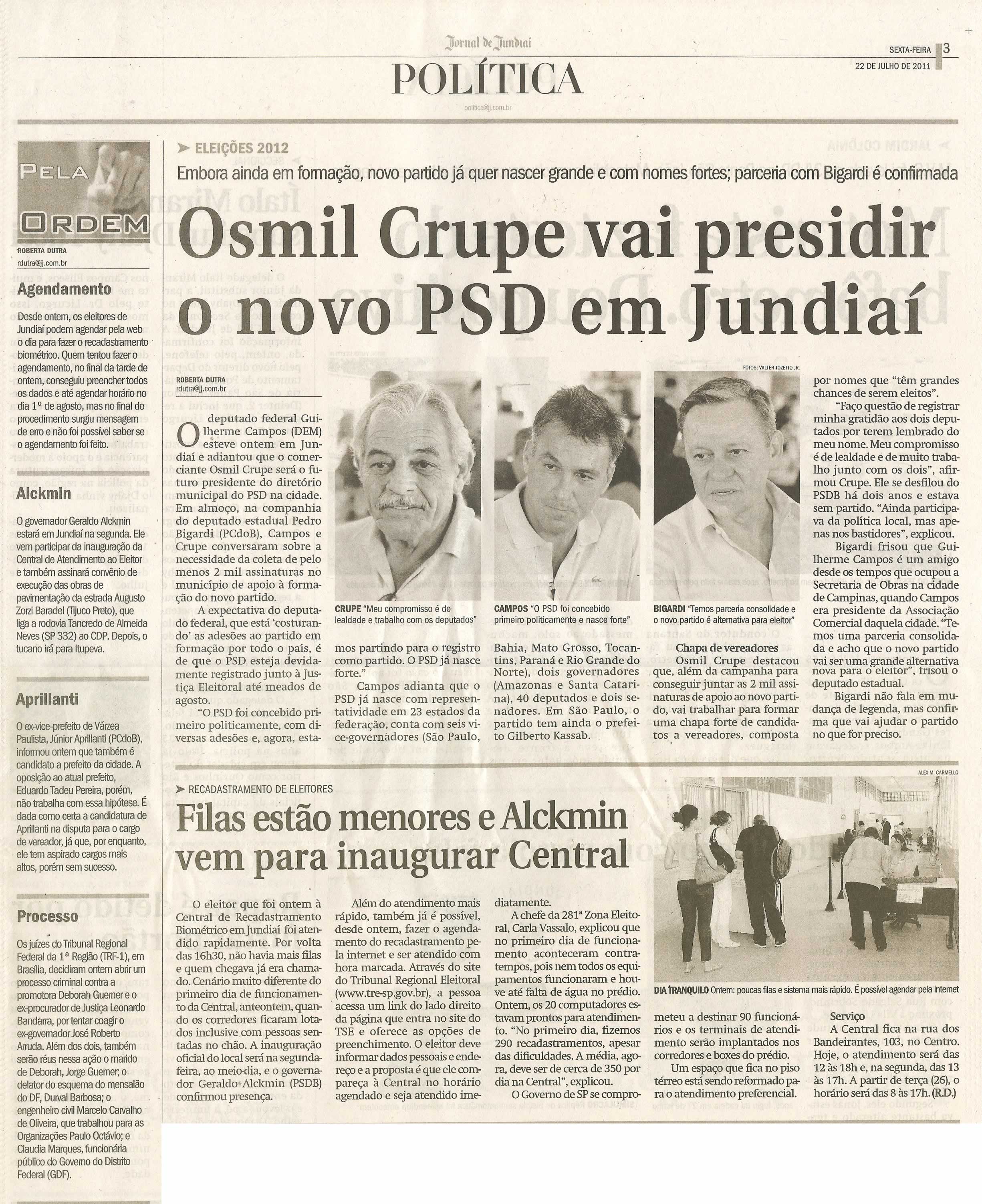 Jornal de Jundiaí - 22/07/2011