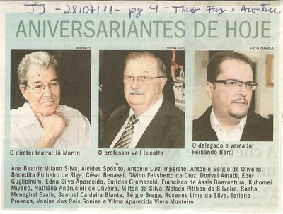 Jornal de Jundiaí - 28/07/2011
