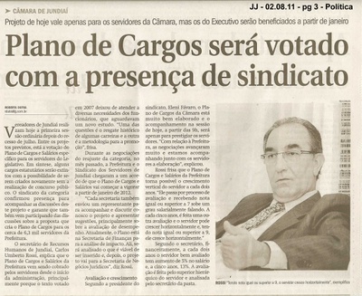 Jornal de Jundiaí - 02/08/2011