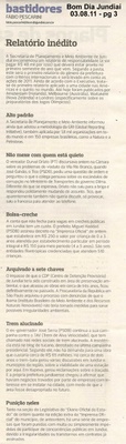 Bom Dia Jundiaí - 03/08/2011