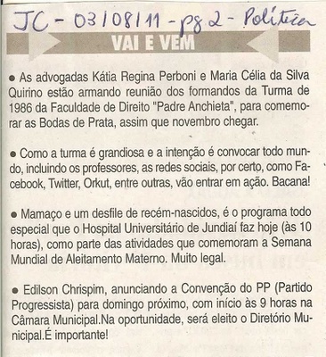 Jornal da Cidade - 03/08/2011