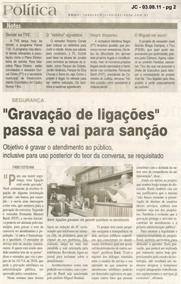 Jornal da Cidade - 03/08/2011