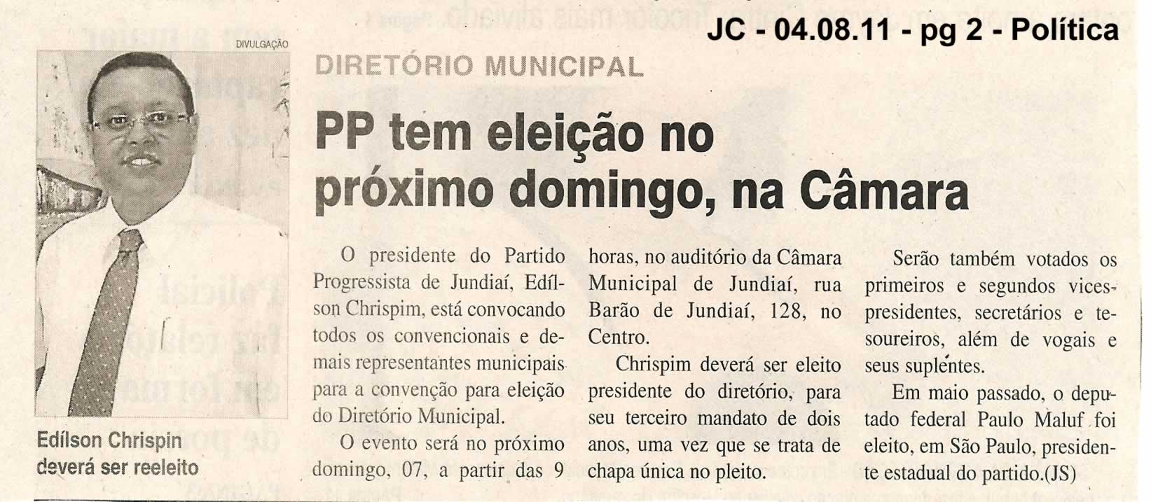 Jornal da Cidade - 04/08/2011