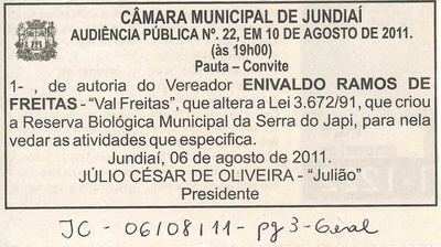 Jornal da Cidade - 06/08/2011