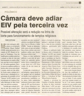 Jornal da Cidade - 09/08/2011