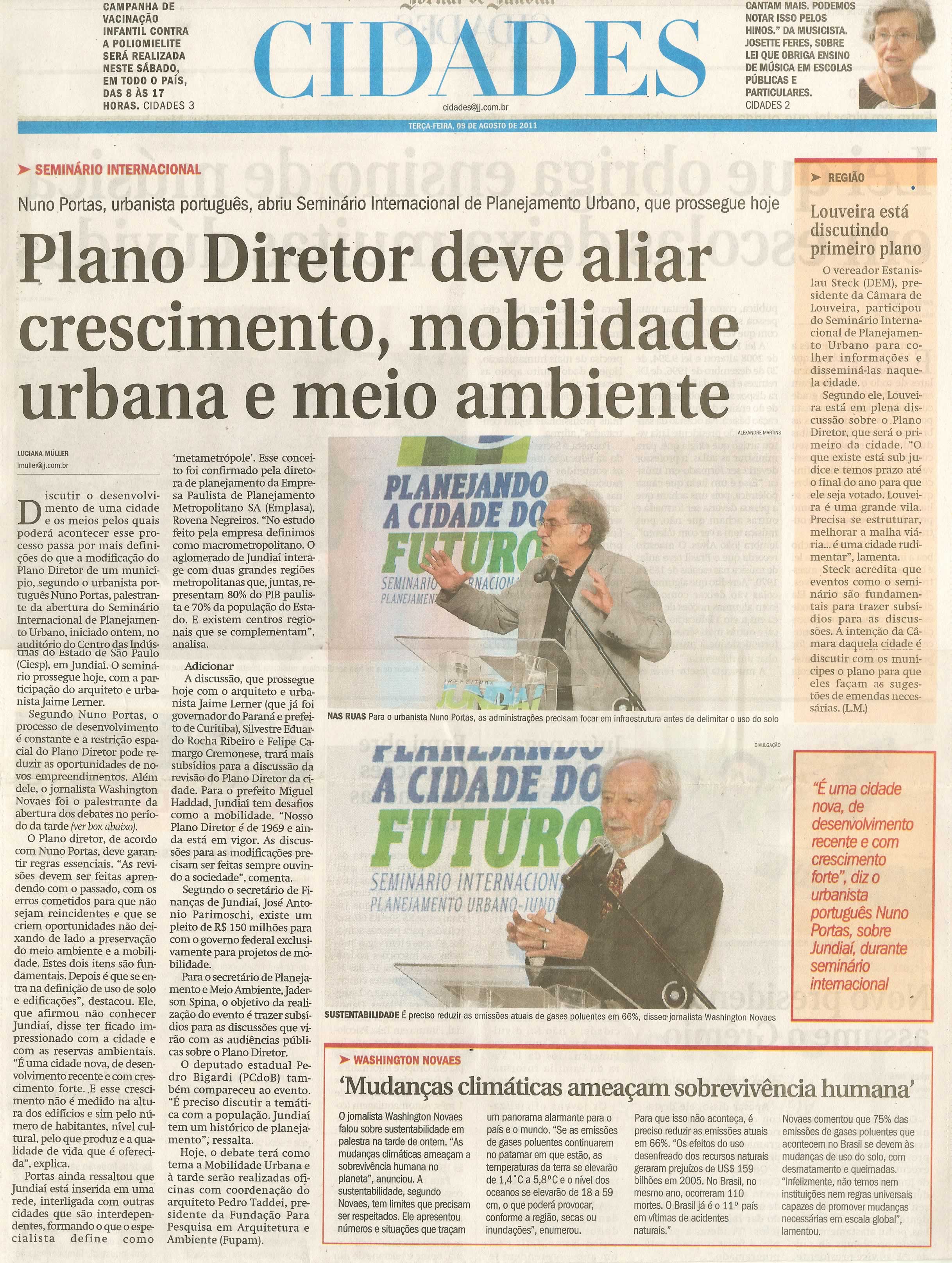 Jornal de Jundiaí - 09/08/2011