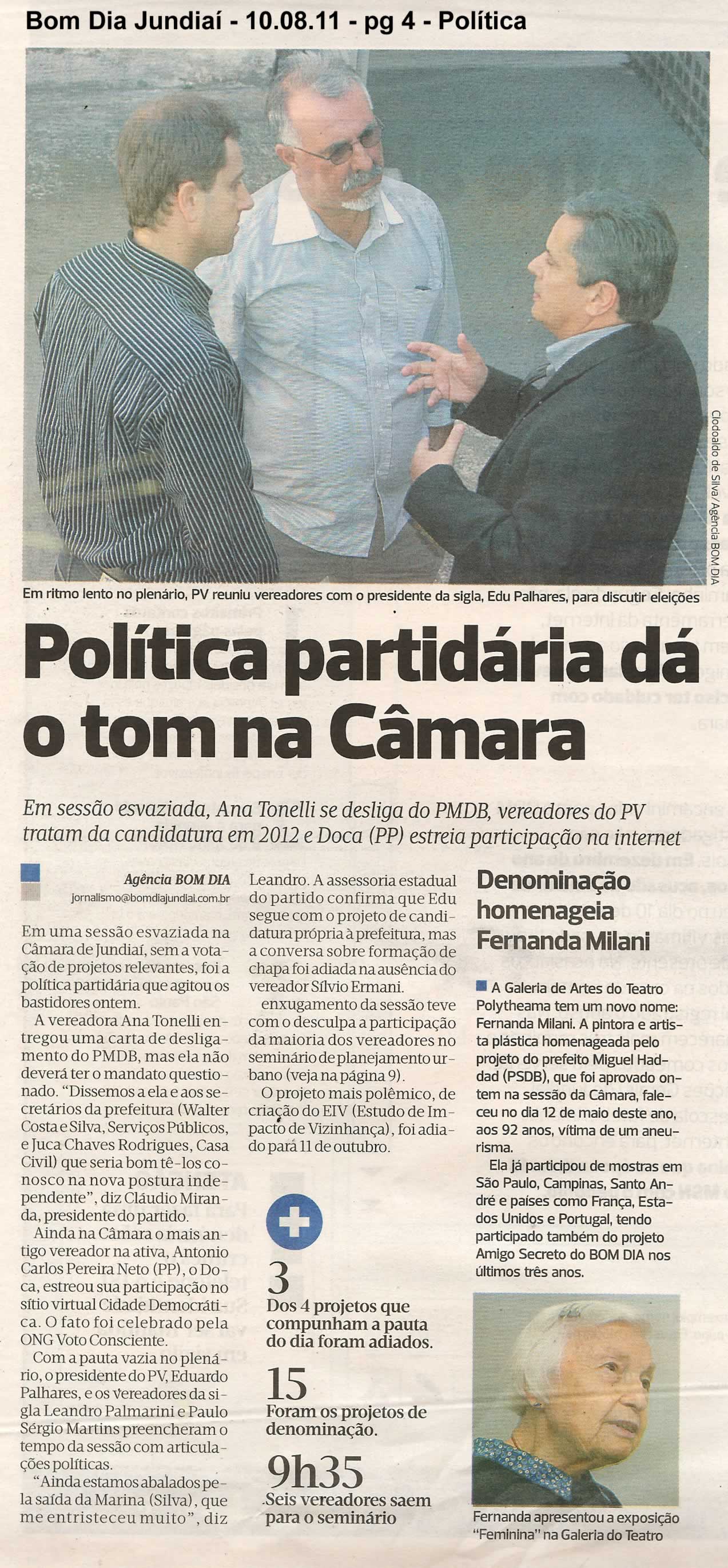 Bom Dia Jundiaí - 10/08/2011