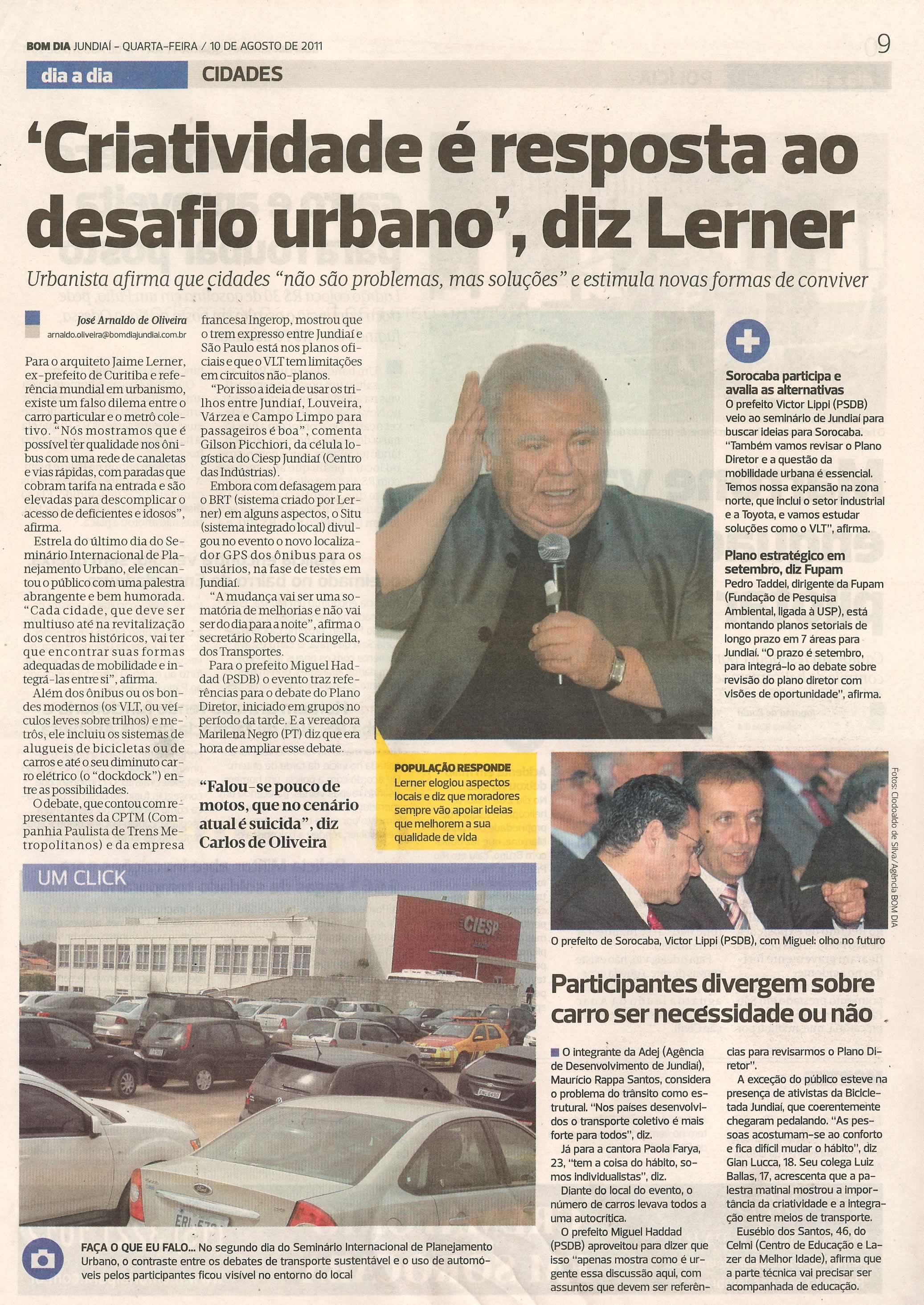 Bom Dia Jundiaí - 10/08/2011