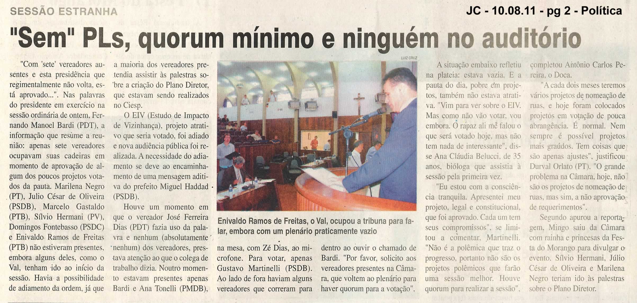 Jornal da Cidade - 10/08/2011