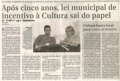 Jornal de Jundiaí - 11/08/2011