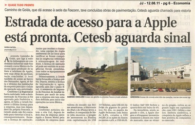 Jornal de Jundiaí - 12/08/2011