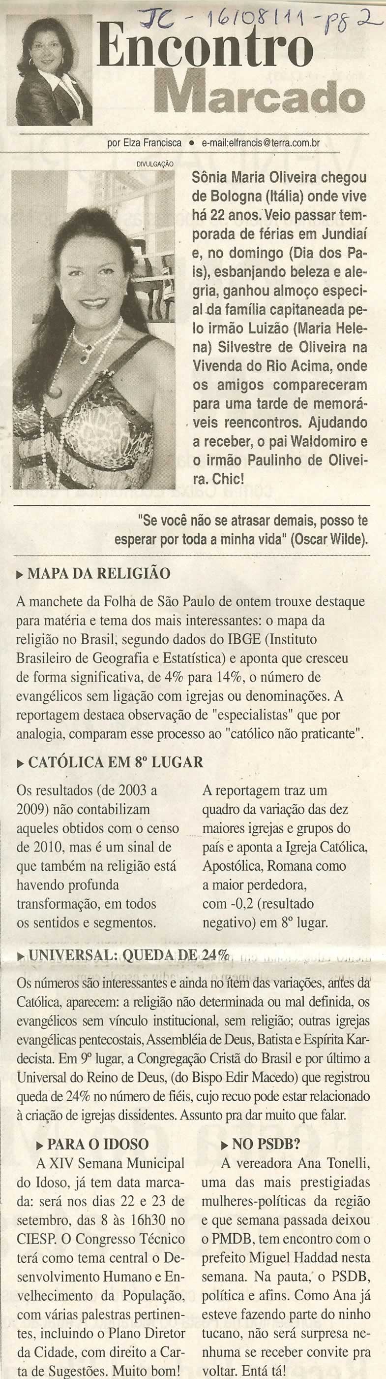 Jornal da Cidade - 16/08/2011