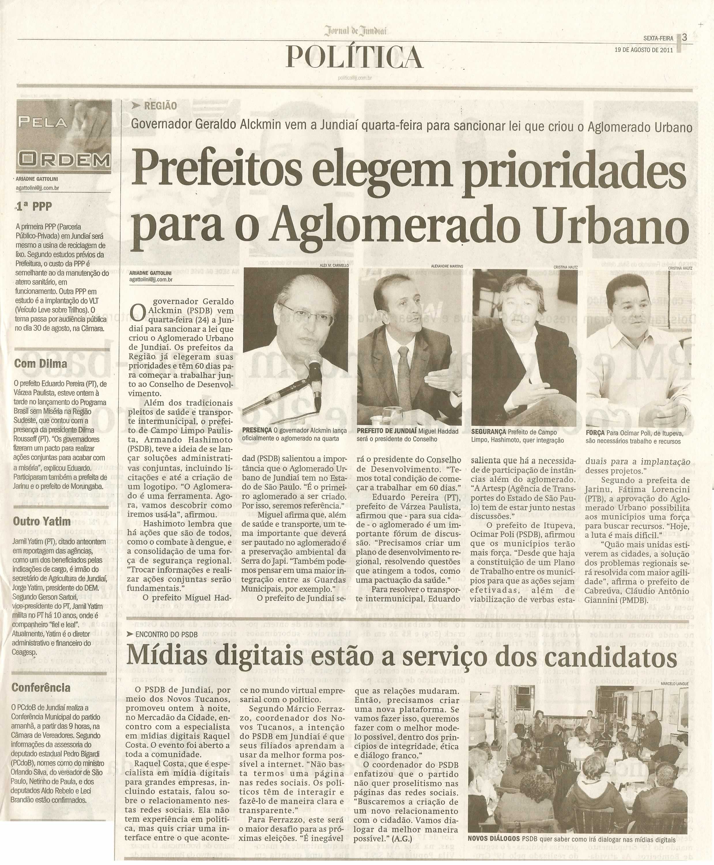 Jornal de Jundiaí - 19/08/2011