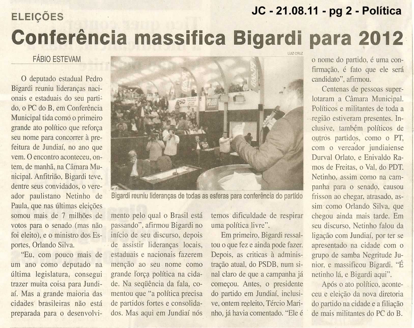 Jornal da Cidade - 21/08/2011