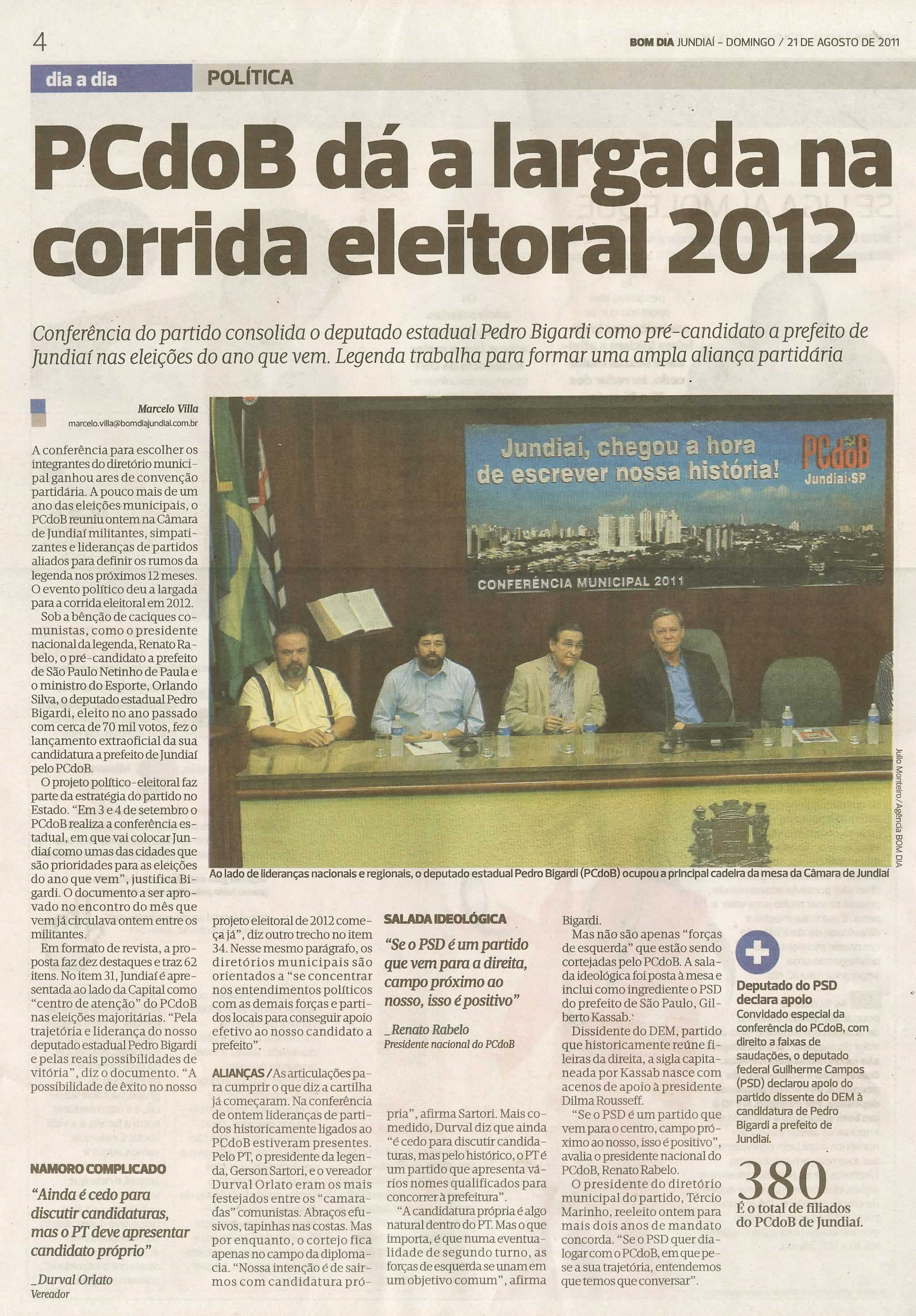 Bom Dia Jundiaí - 21/08/2011