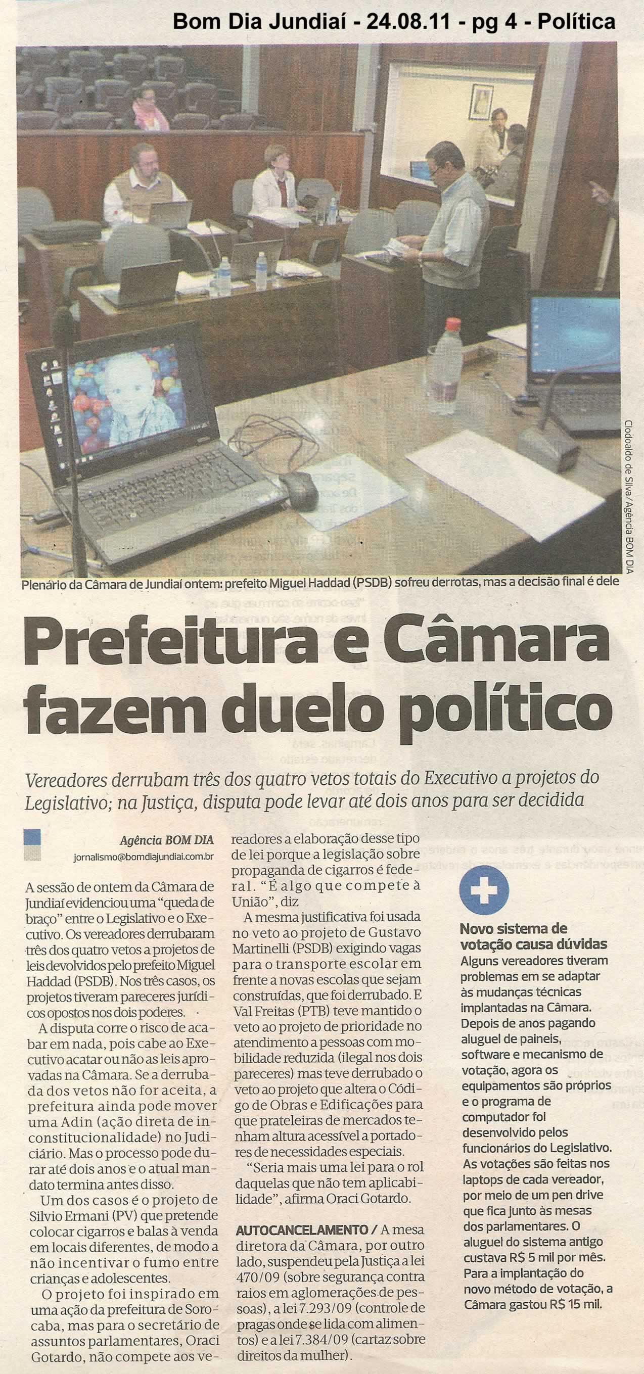 Bom Dia Jundiaí - 24/08/2011