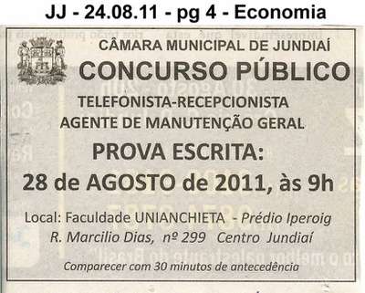 Jornal de Jundiaí - 24/08/2011