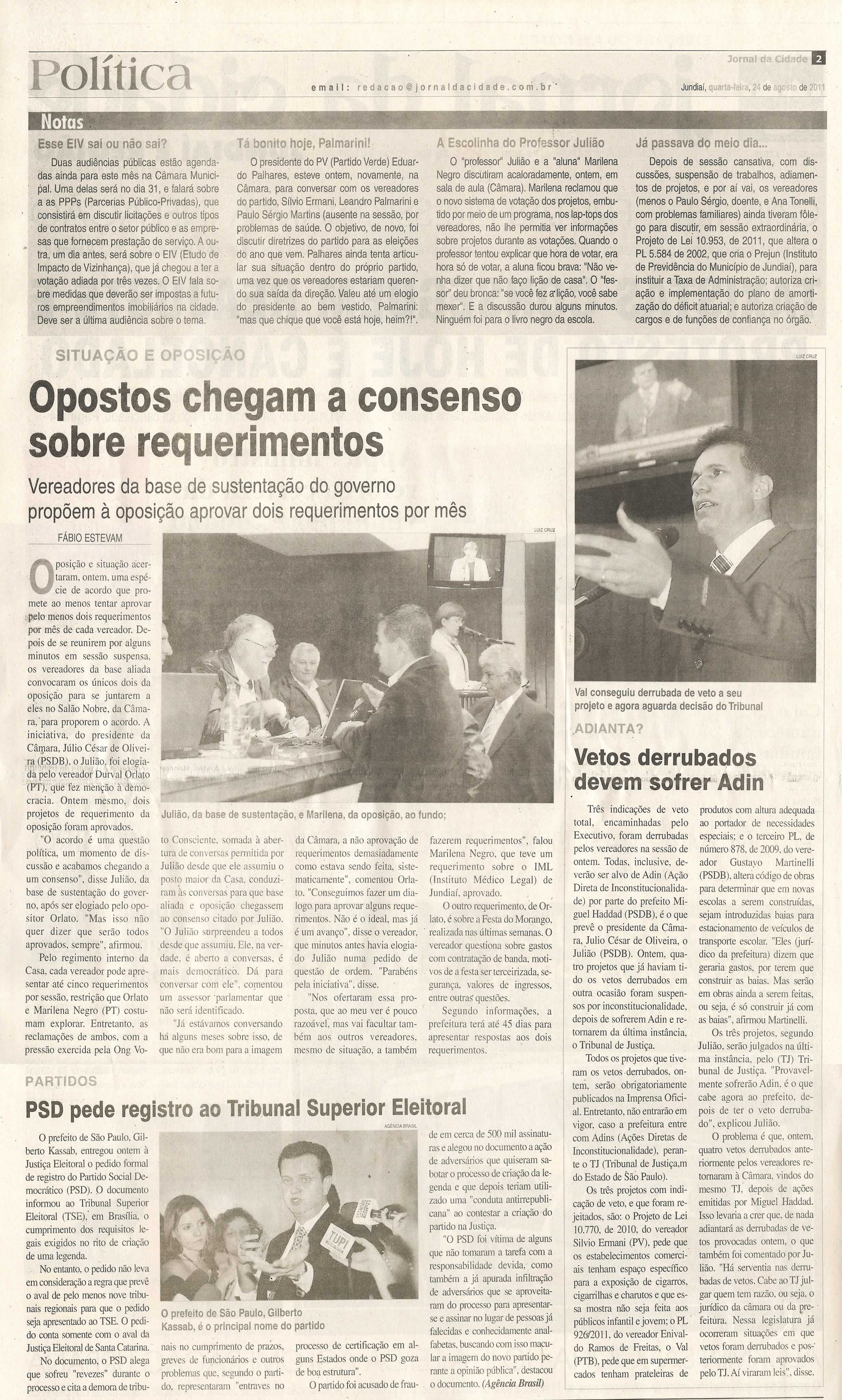 Jornal da Cidade - 24/08/2011