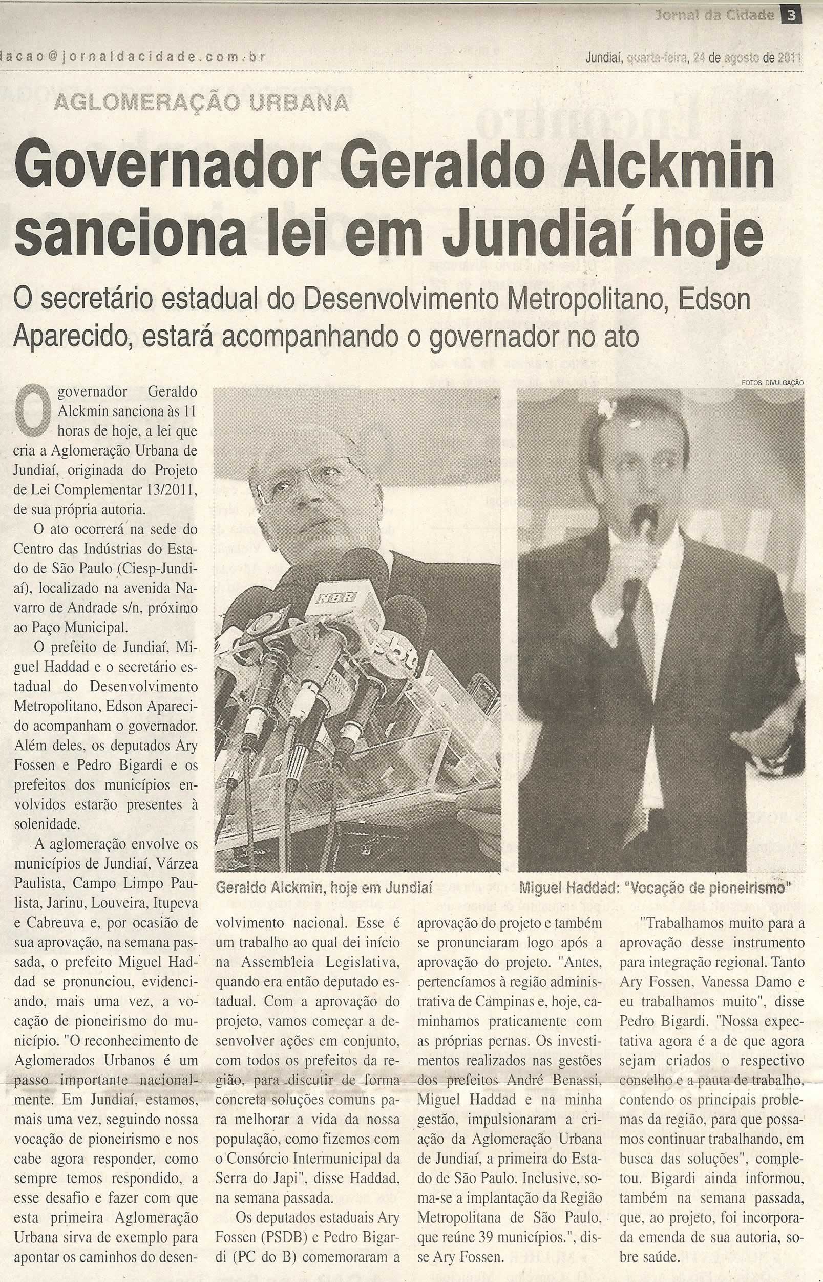 Jornal da Cidade - 24/08/2011