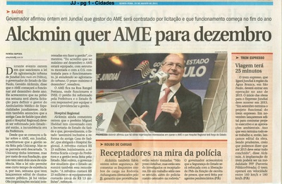 Jornal de Jundiaí - 25/08/2011