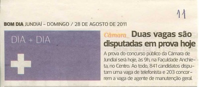 Bom Dia Jundiaí - 28/08/2011