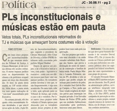 Jornal da Cidade - 30/08/2011