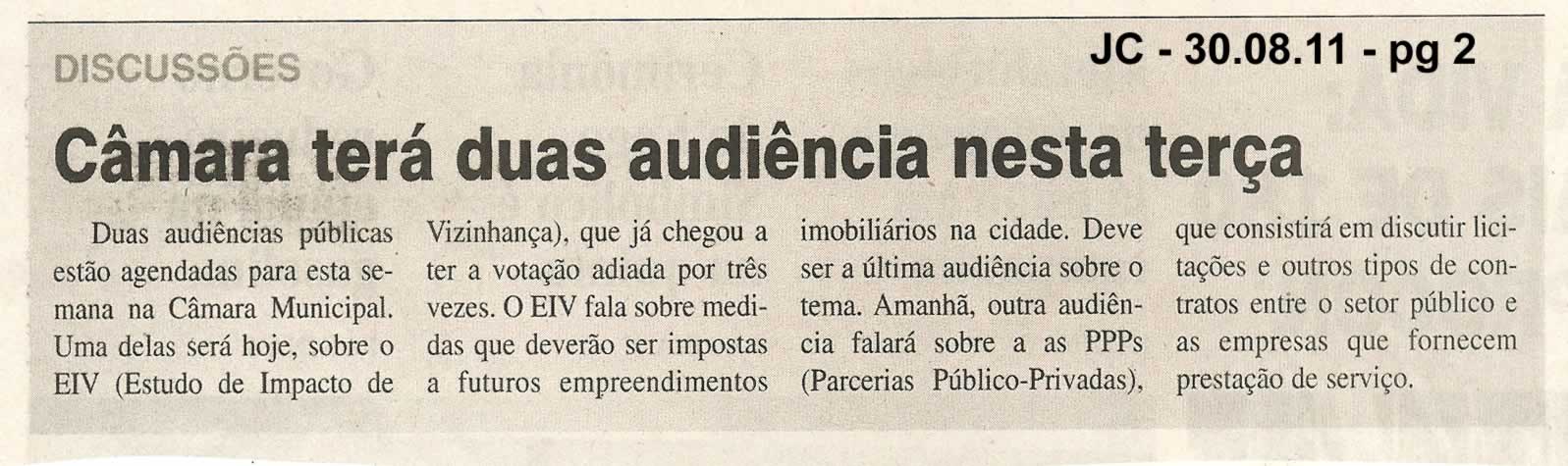 Jornal da Cidade - 30/08/2011
