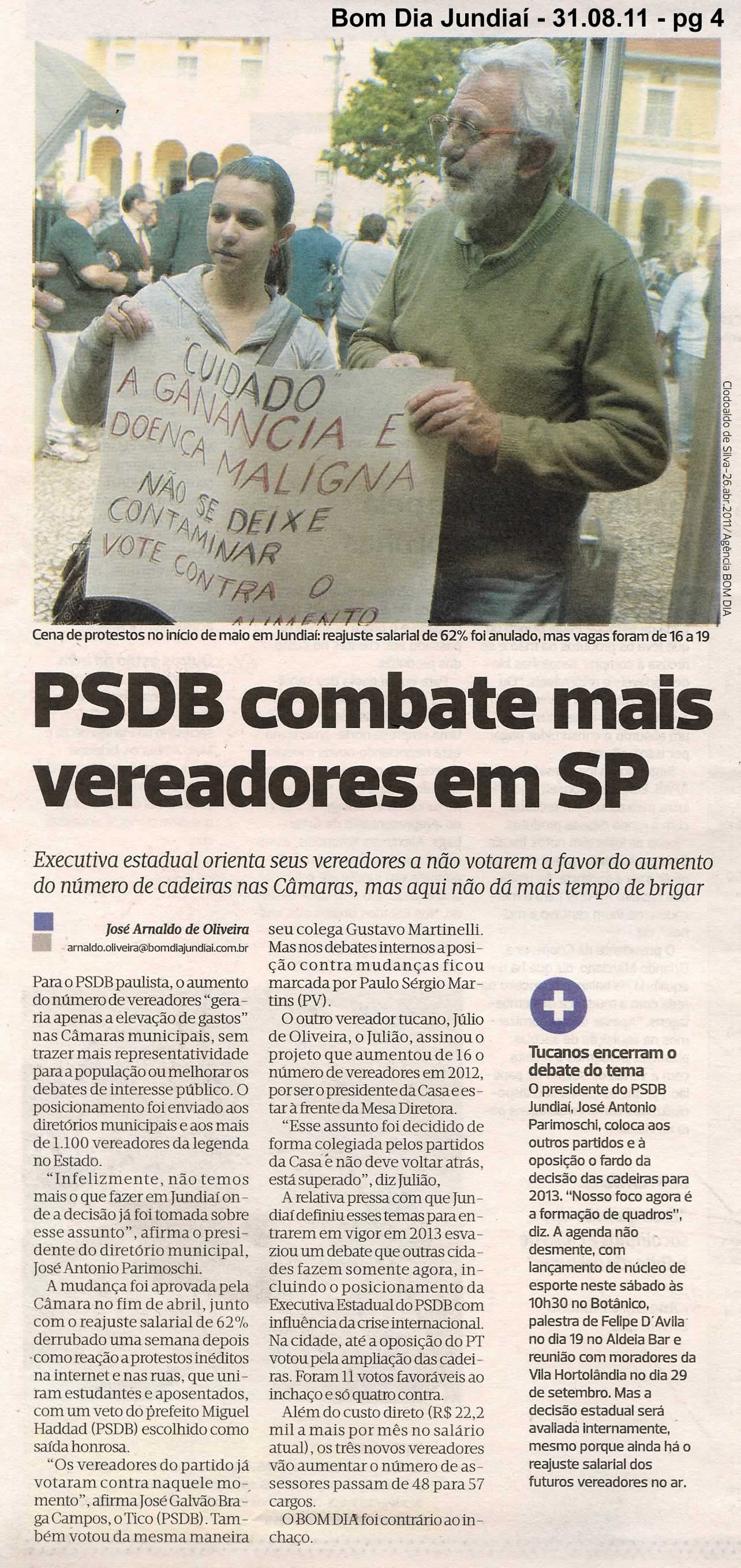 Bom Dia Jundiaí - 31/08/2011