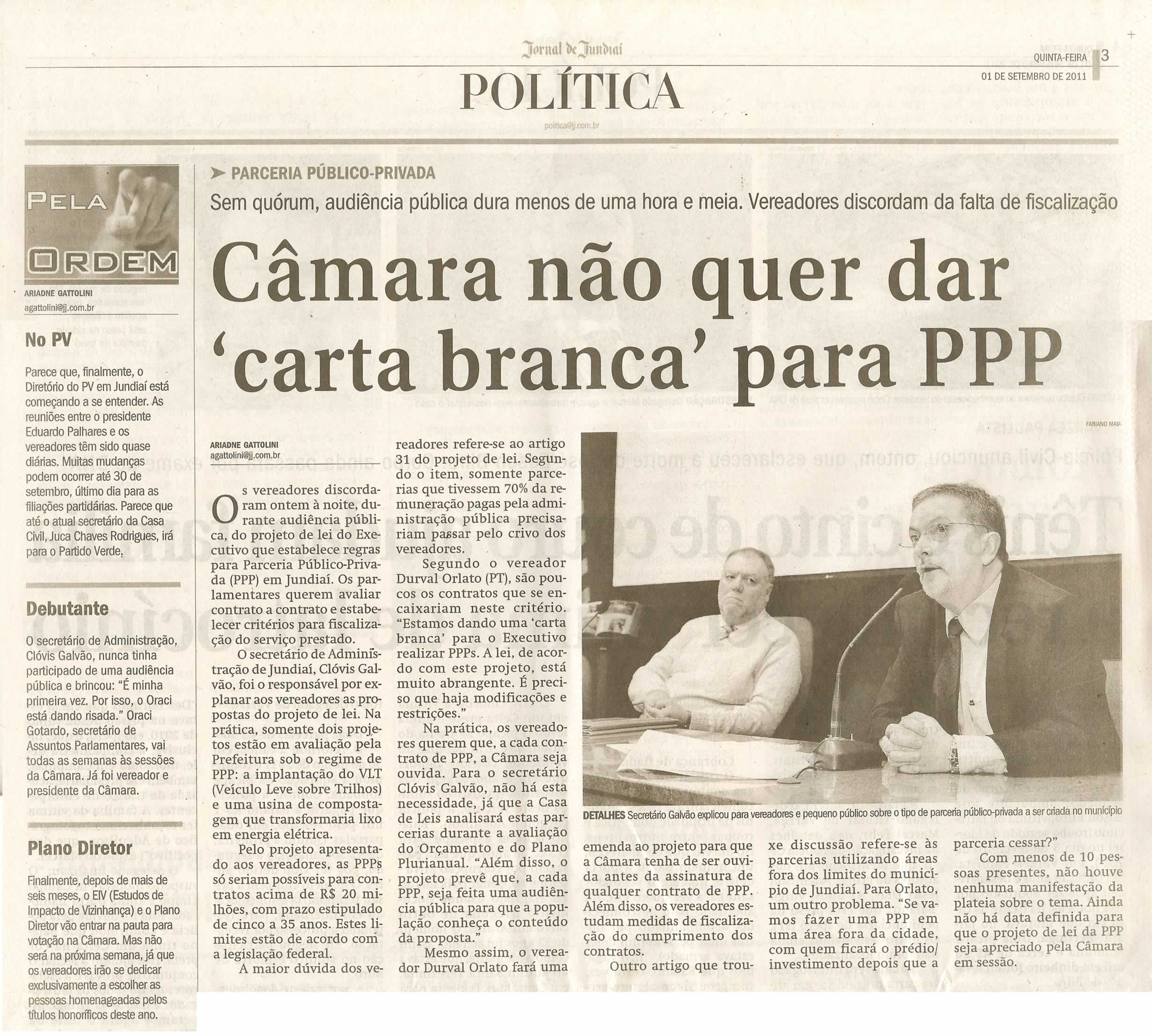 Jornal de Jundiaí - 01/09/2011