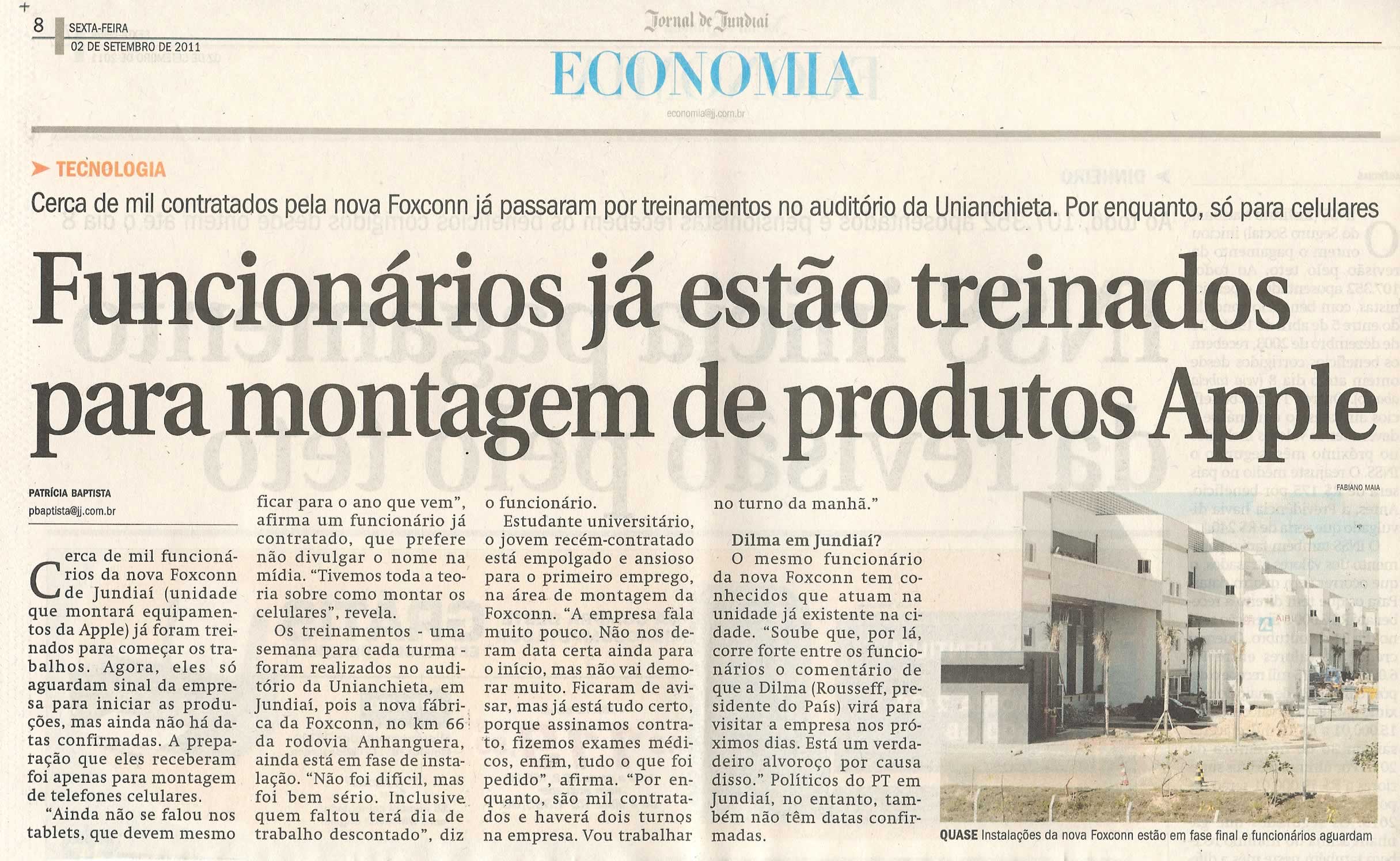 Jornal de Jundiaí - 02/09/2011