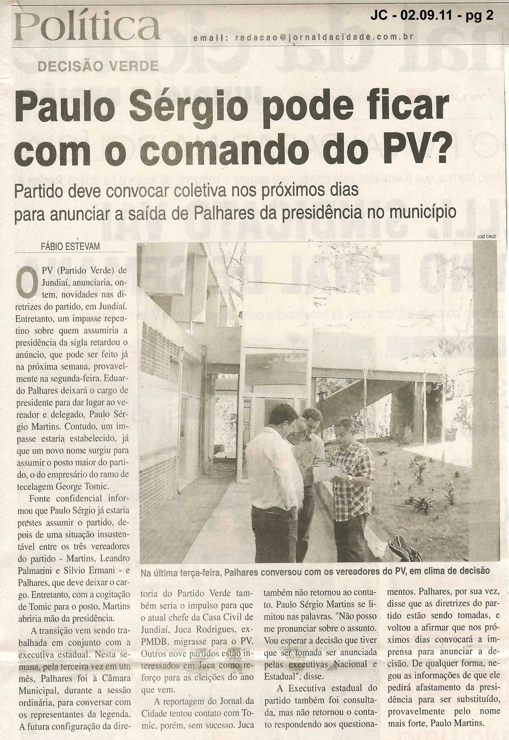 Jornal da Cidade - 02/09/2011