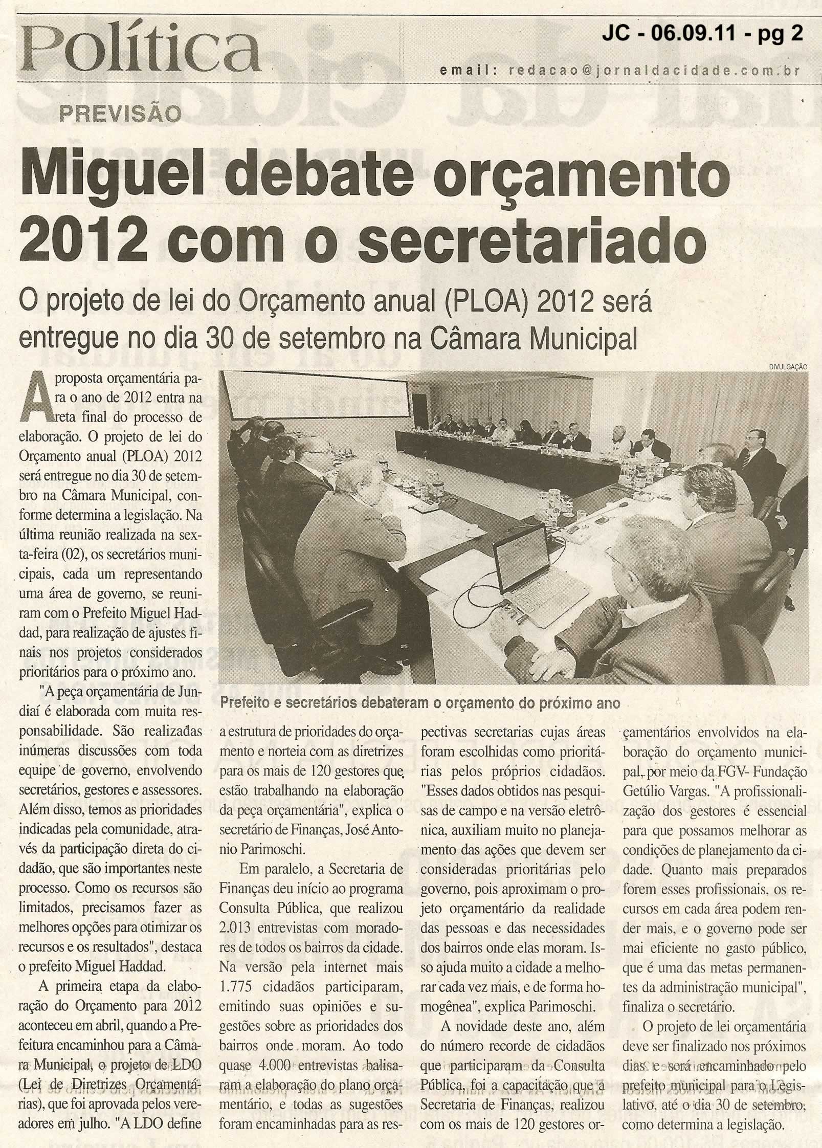 Jornal da Cidade - 06/09/2011
