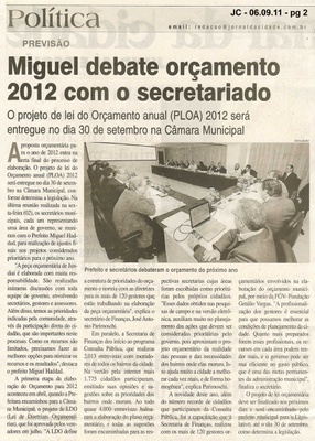 Jornal da Cidade - 06/09/2011