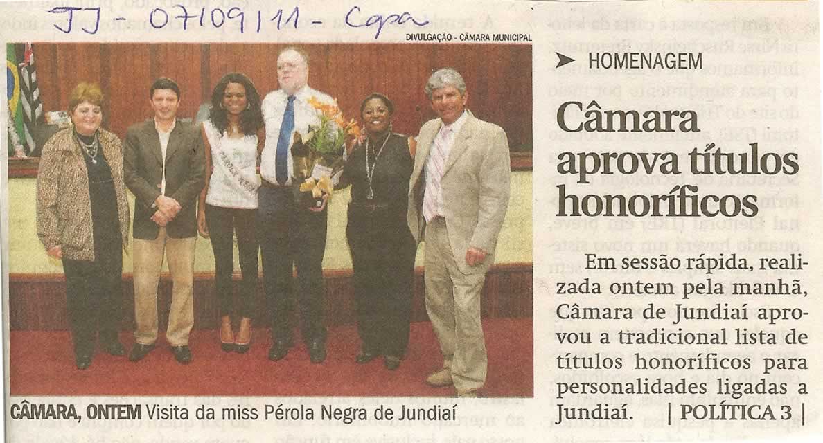 Jornal de Jundiaí - 07/09/2011