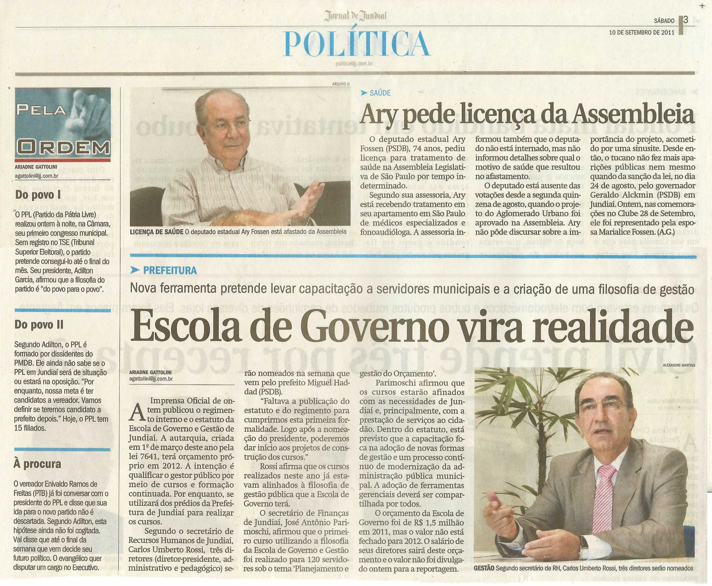 Jornal de Jundiaí - 10/09/2011