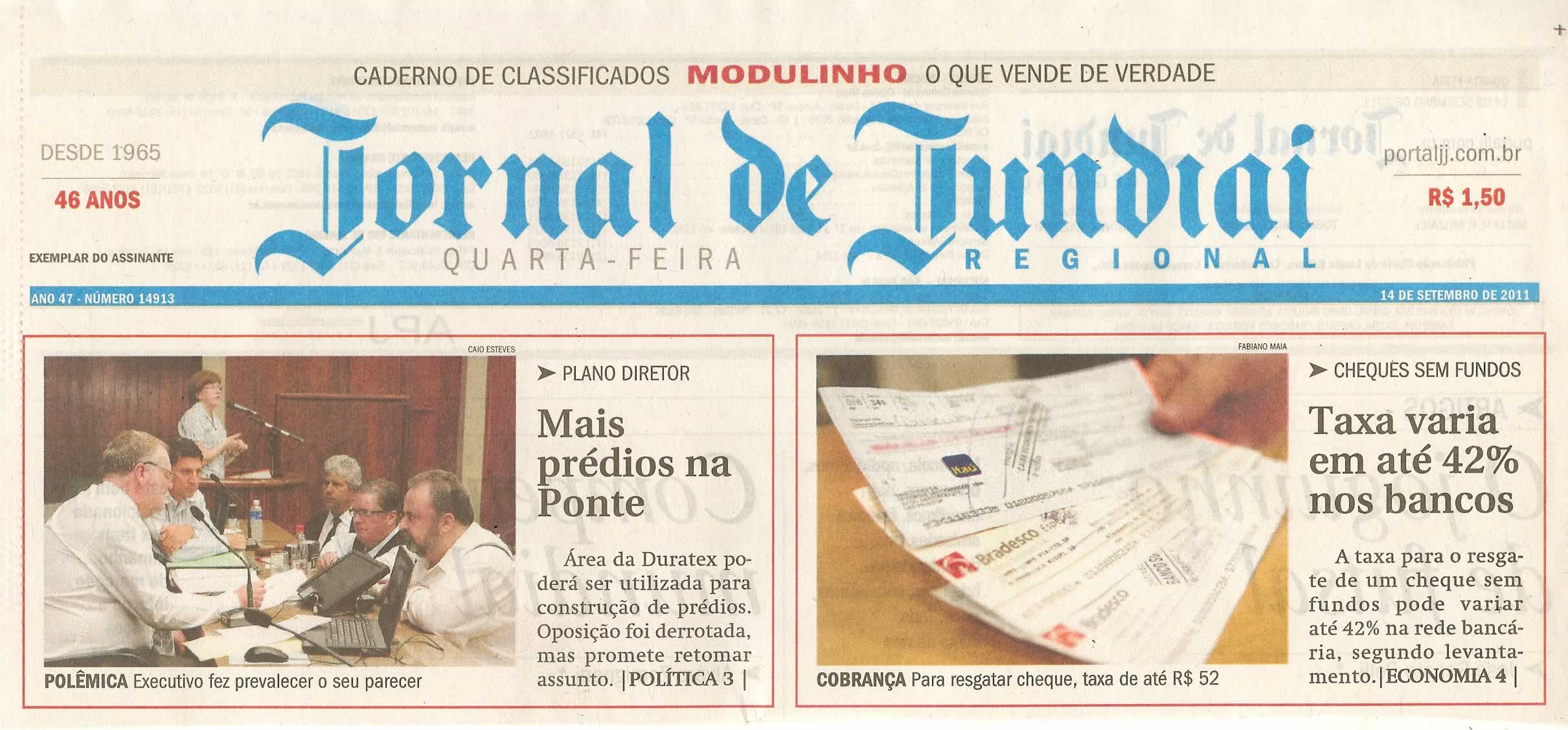 Jornal de Jundiaí - 14/09/2011