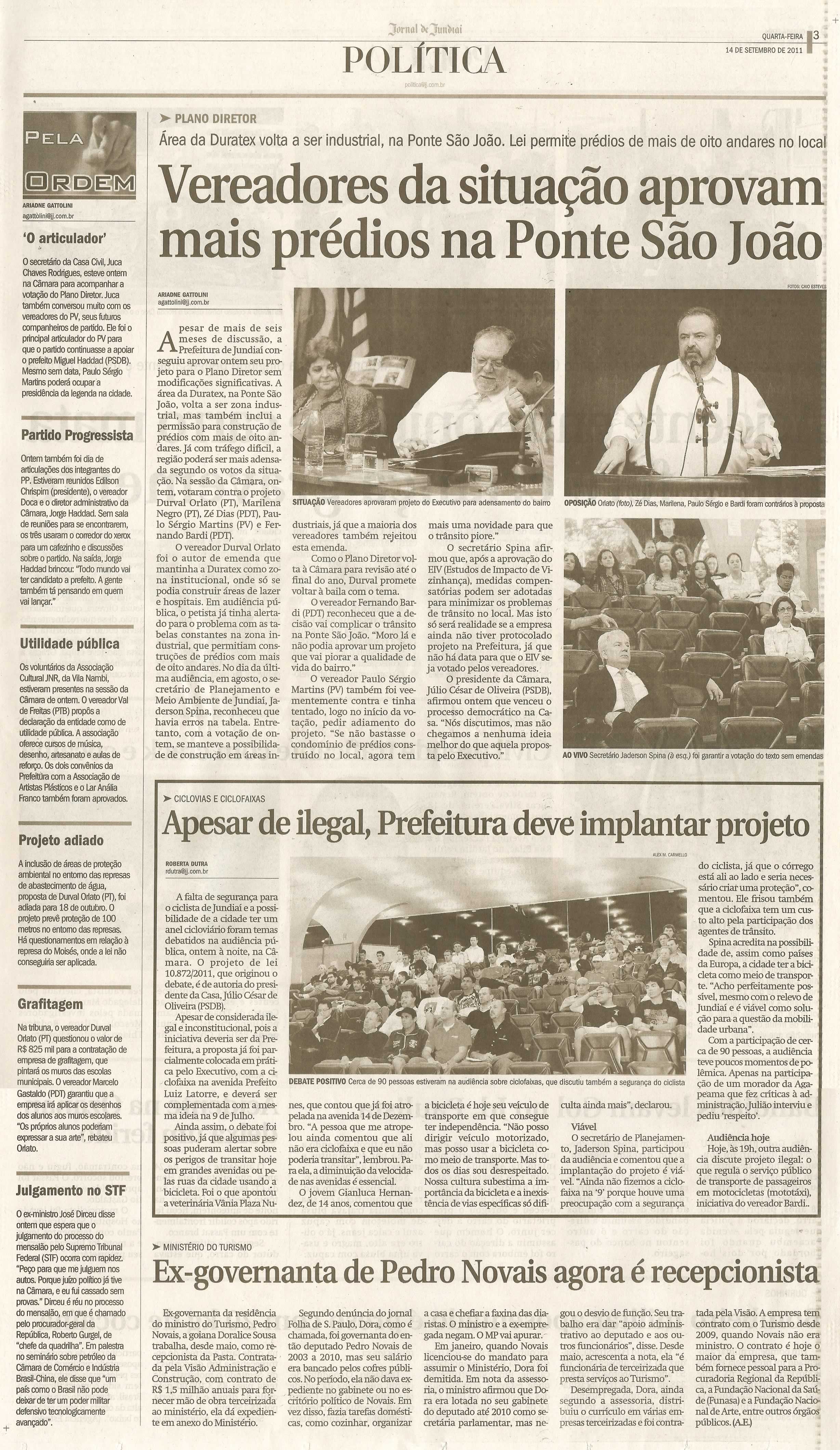 Jornal de Jundiaí - 14/09/2011