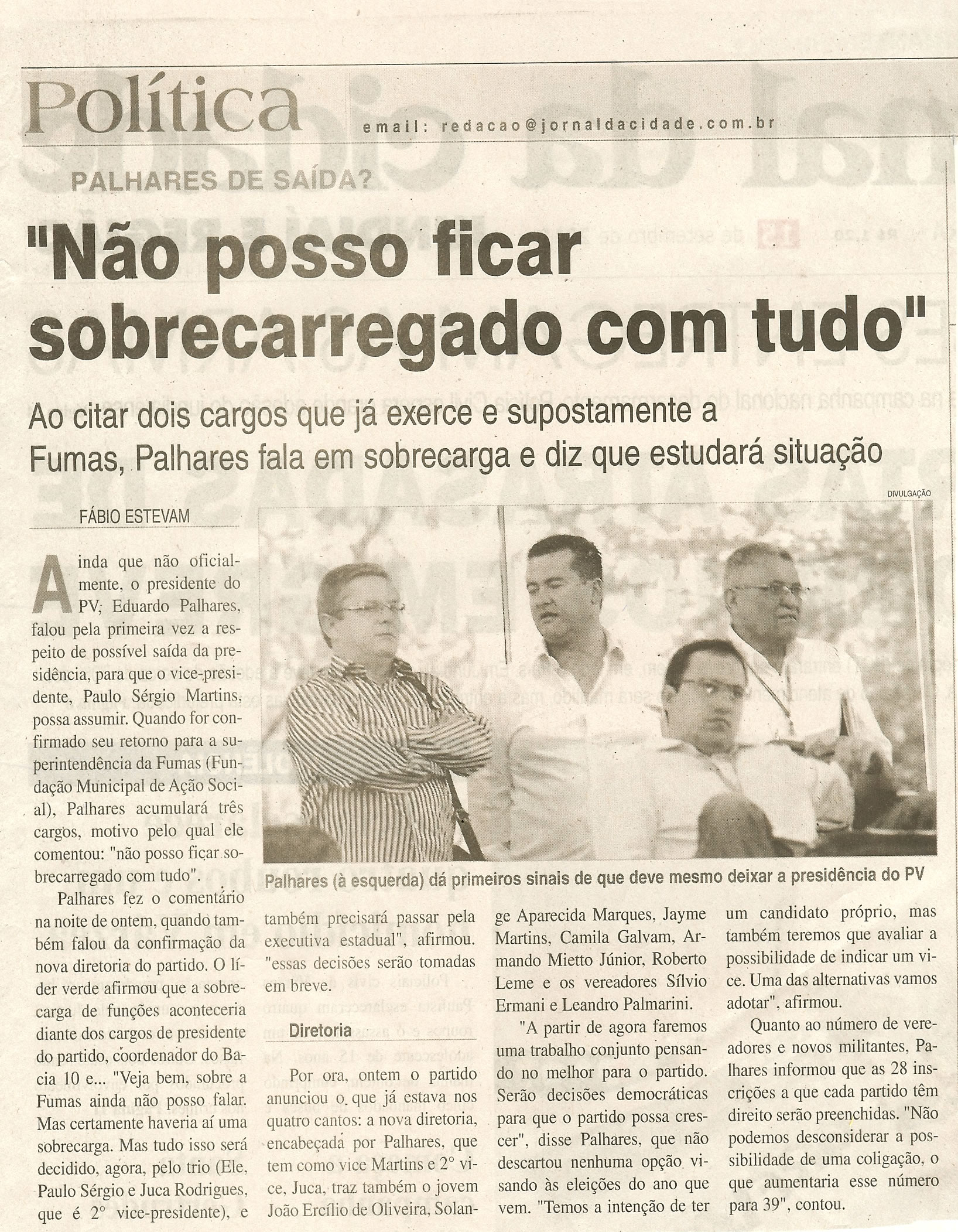 Jornal da Cidade - 15/09/2011
