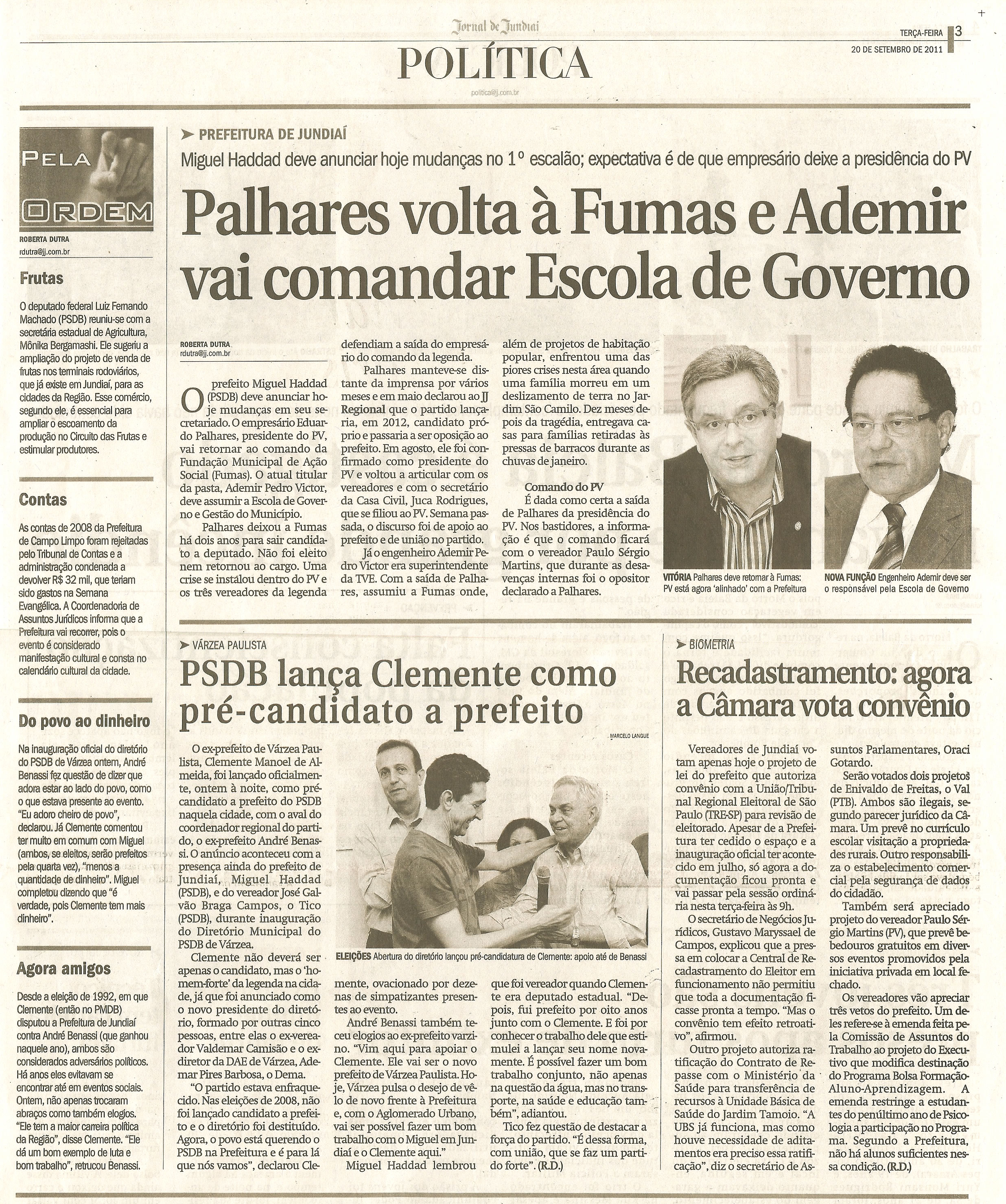 Jornal de Jundiaí - 20/09/2011