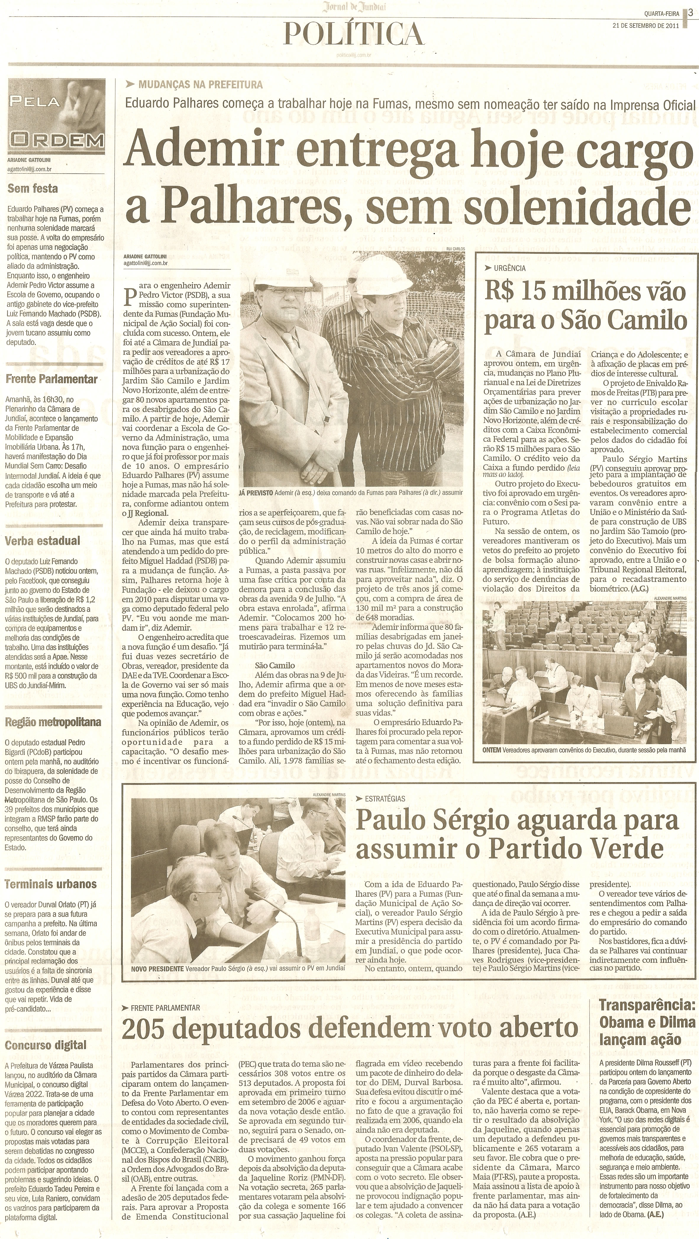 Jornal de Jundiaí - 21/09/2011