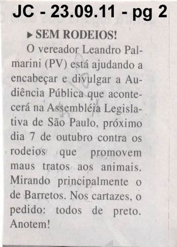 Jornal da Cidade - 23/09/2011