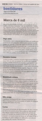 Bom Dia Jundiaí - 23/09/2011